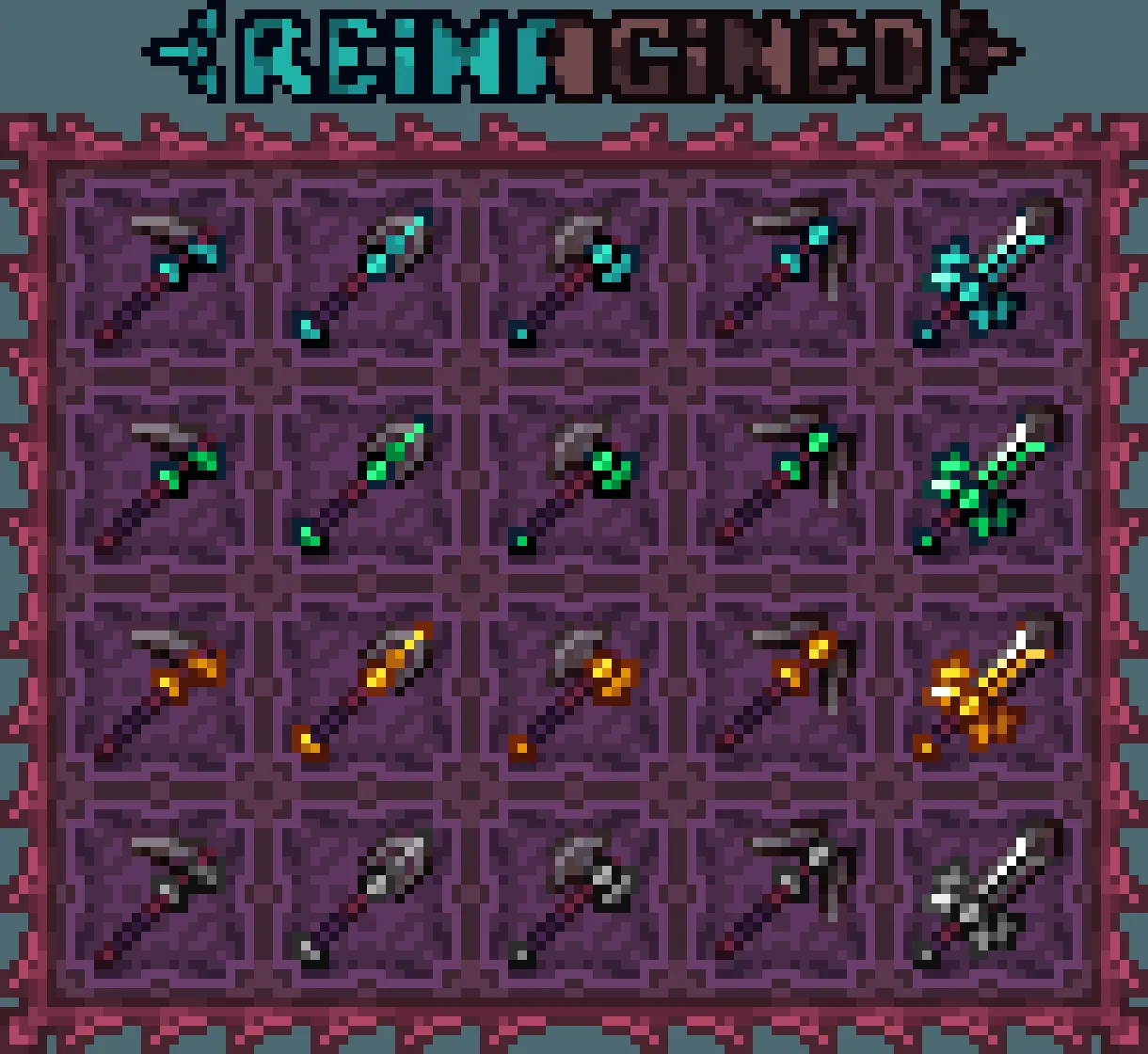 Bexla's Reimagined tools — скриншот 5 (Текстуры, Minecraft)