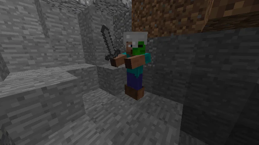 Zombie NPC mod — скриншот 3 (Моды, Minecraft)