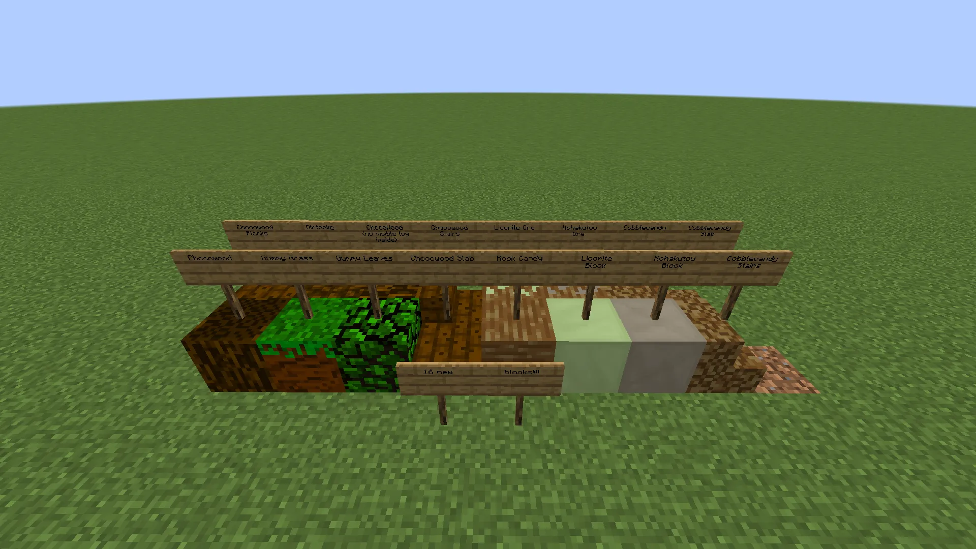 Candy Foods, Моды, Minecraft