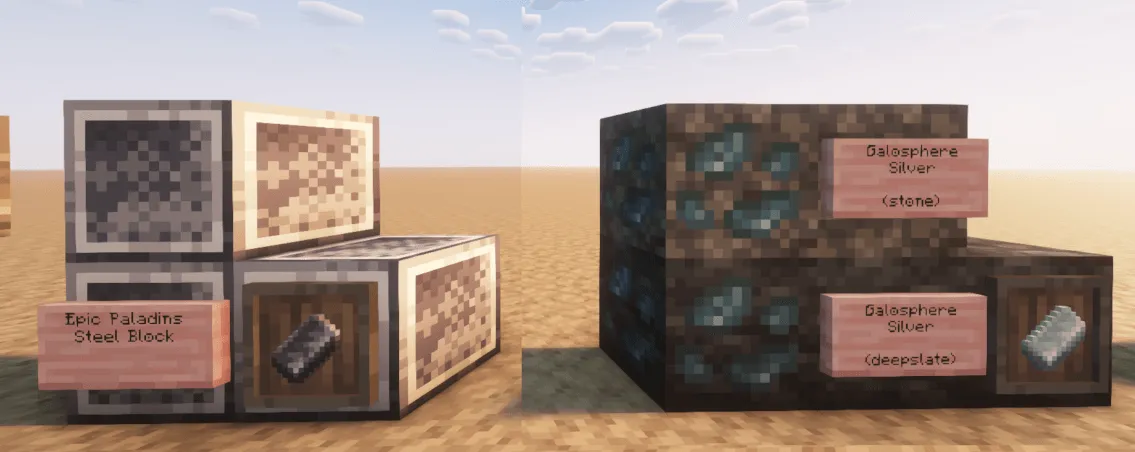 Excalibur | Ore and IW Compat, Текстуры, Minecraft