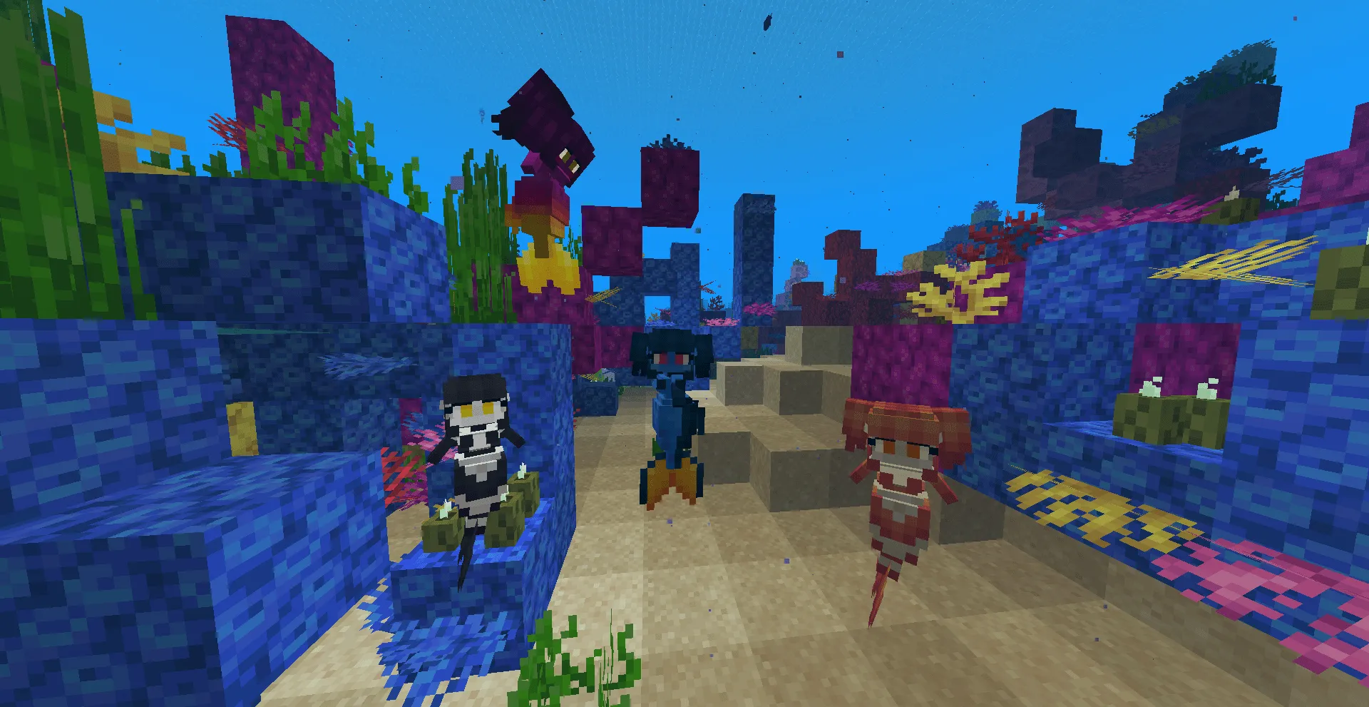 Monsters&Girls: Secrets of Mermaids — скриншот 2 (Моды, Minecraft)