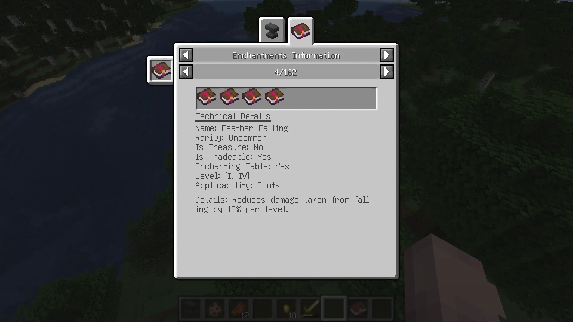 REI Enchantment Info — скриншот 3 (Моды, Minecraft)