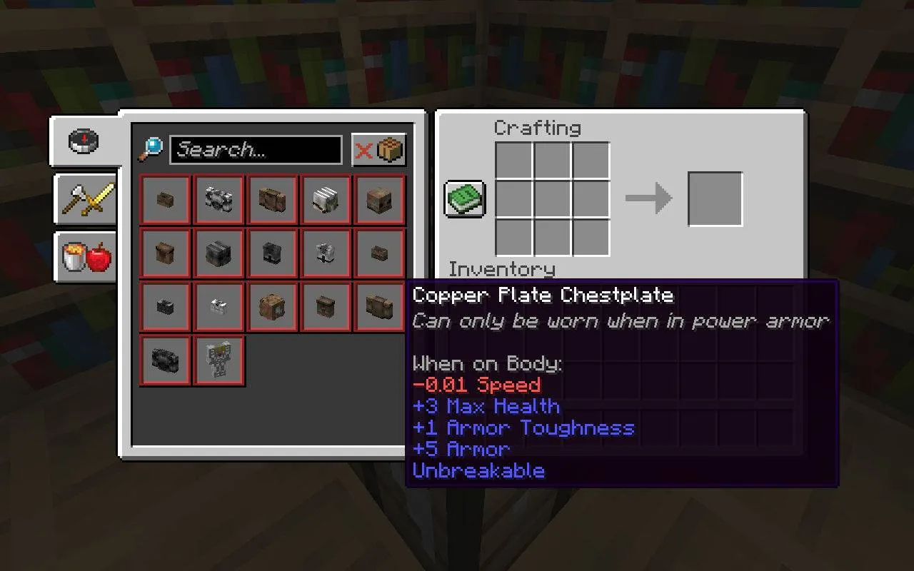 Power Armor, Моды, Minecraft