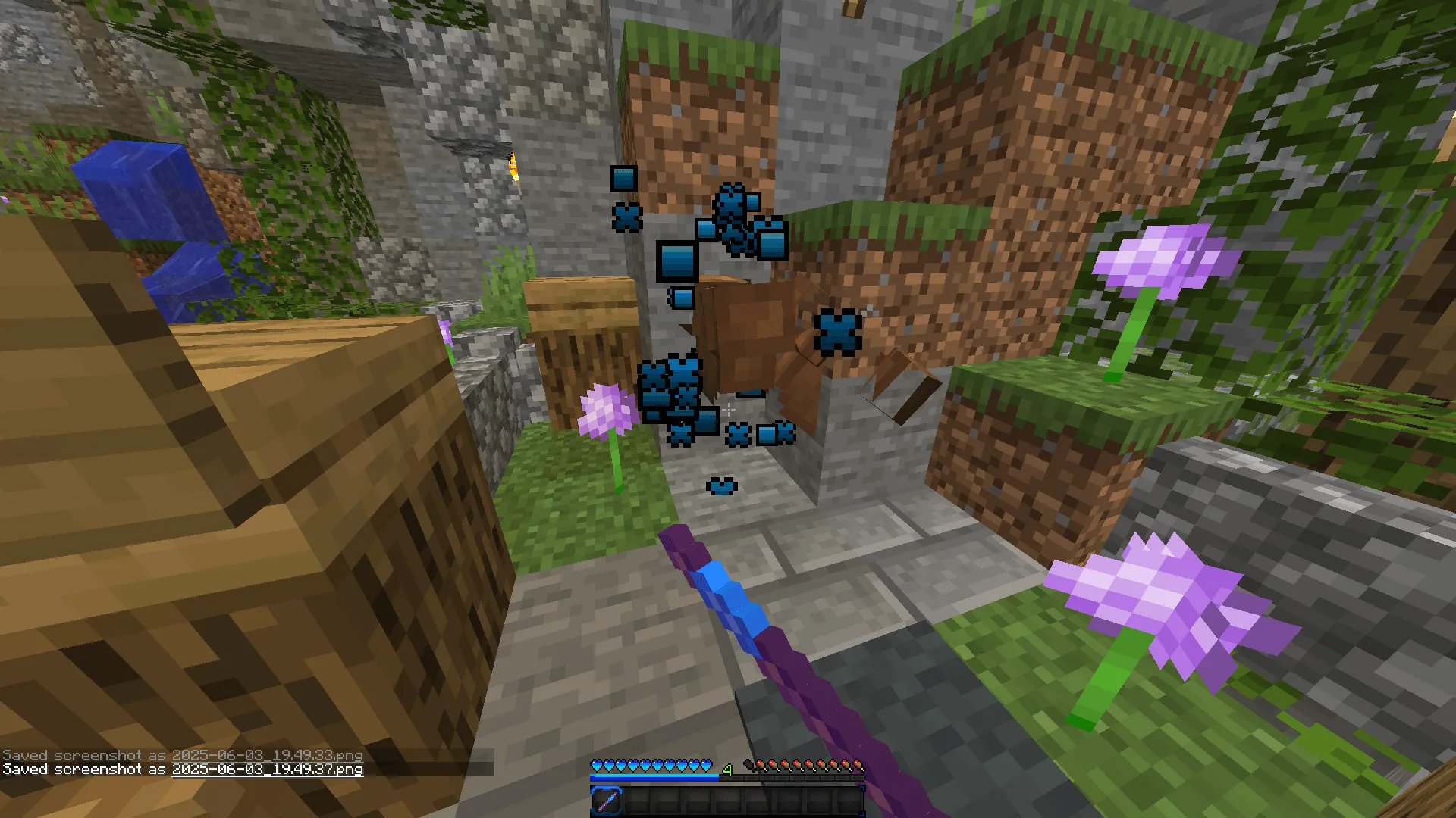 Blue PvP Texture pack 16x16 — скриншот 5 (Текстуры, Minecraft)