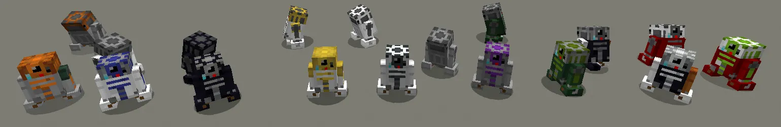Fishy's Astromech Wolves — скриншот 4 (Текстуры, Minecraft)