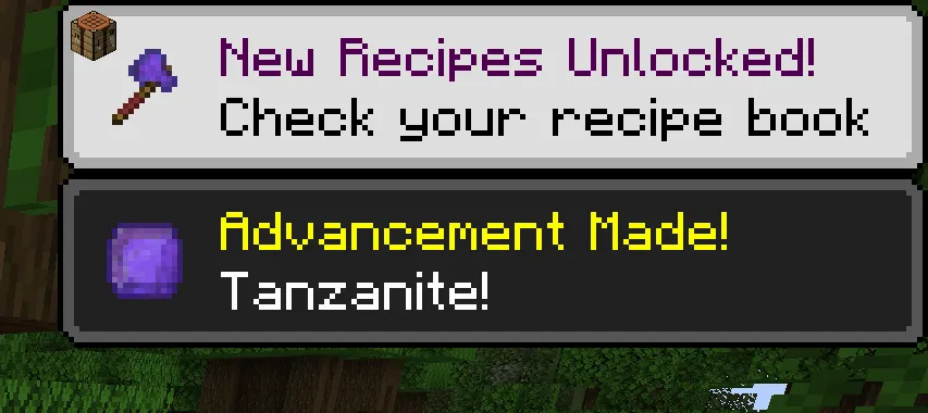 Tanzanite - A new ore — скриншот 2 (Моды, Minecraft)