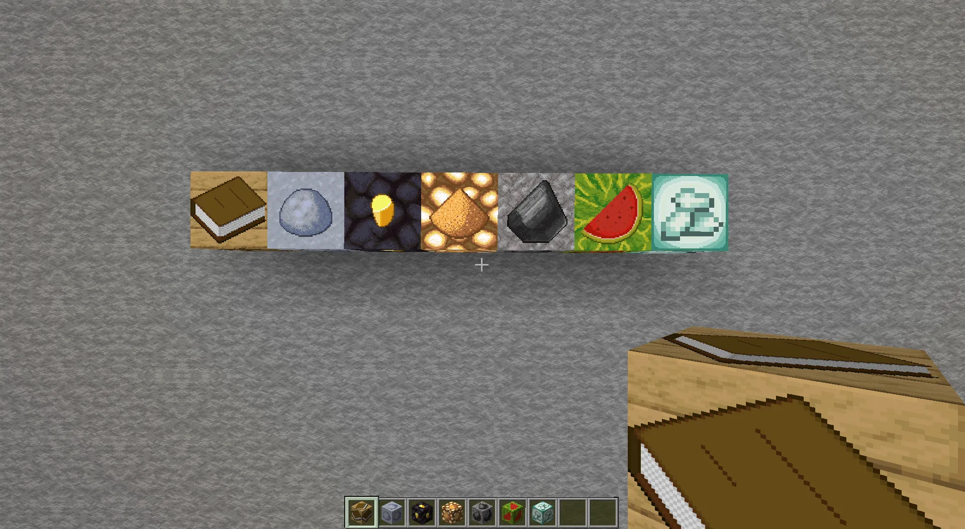 Items on Blocks, Текстуры, Minecraft