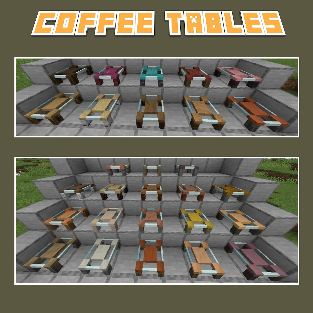 Aesthetic Tables, Моды, Minecraft