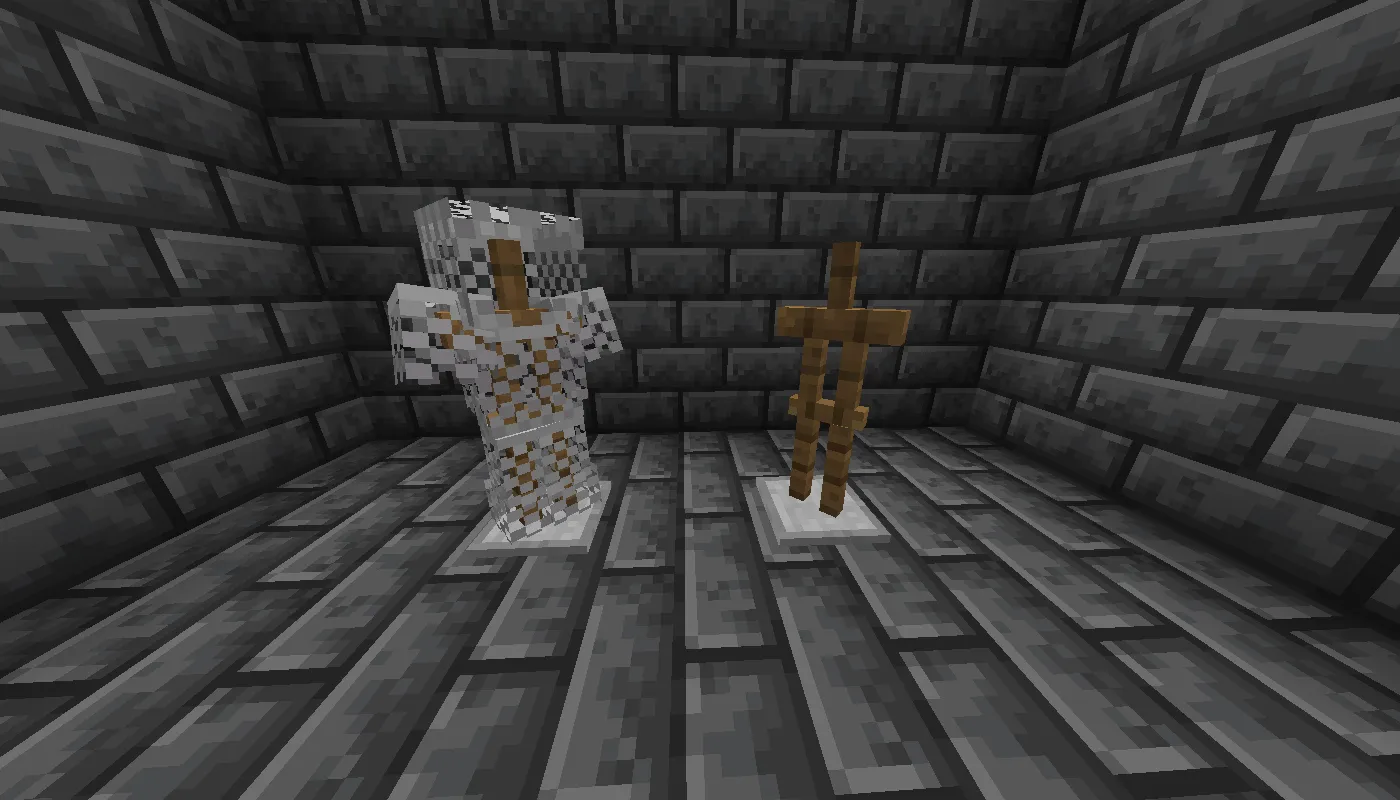 Spruce Armor Stand, Текстуры, Minecraft