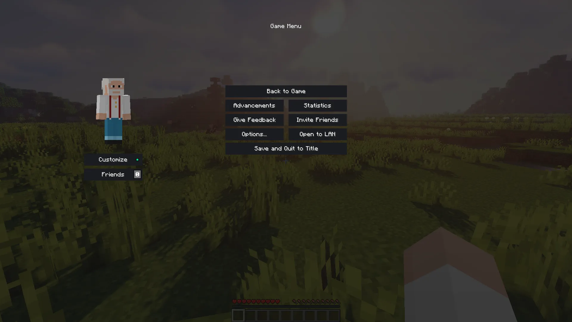 EssentialUI (Unofficial), Текстуры, Minecraft