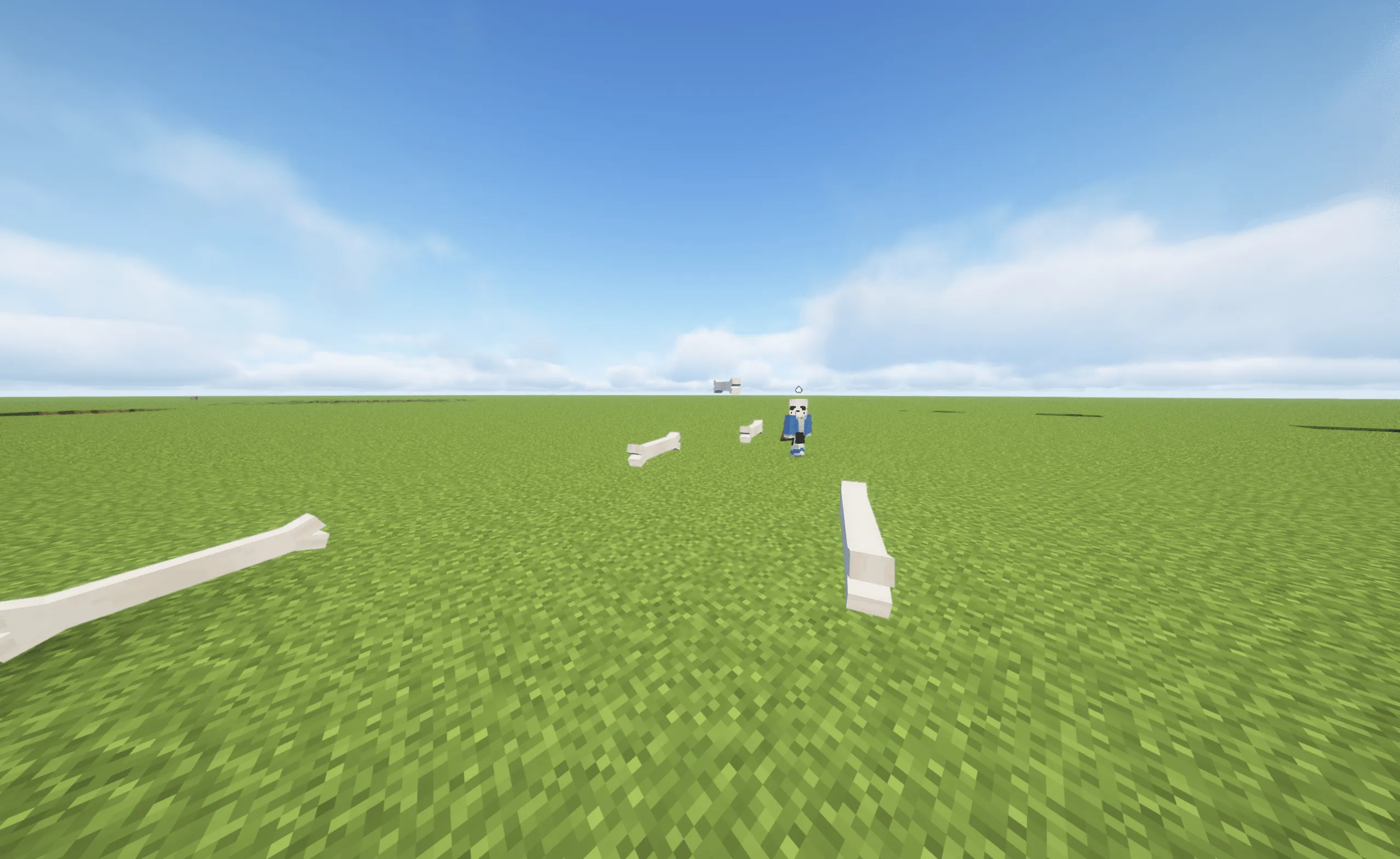 Sans The Skeleton: An Origins Storymode — скриншот 2 (Моды, Minecraft)