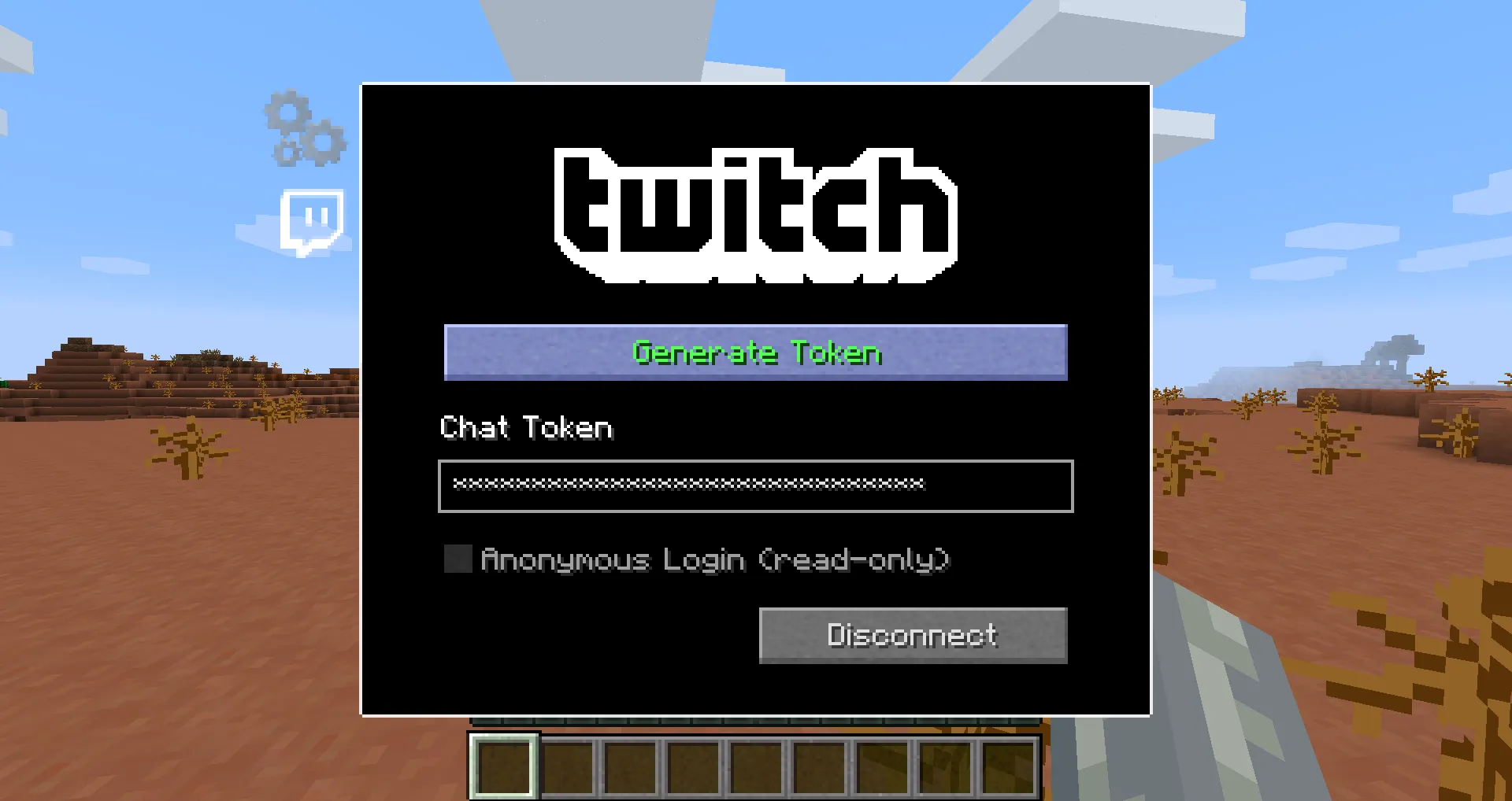 Twitch Chat Integration — скриншот 1 (Моды, Minecraft)