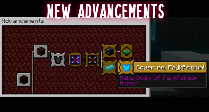 FajkPsinium, Моды, Minecraft