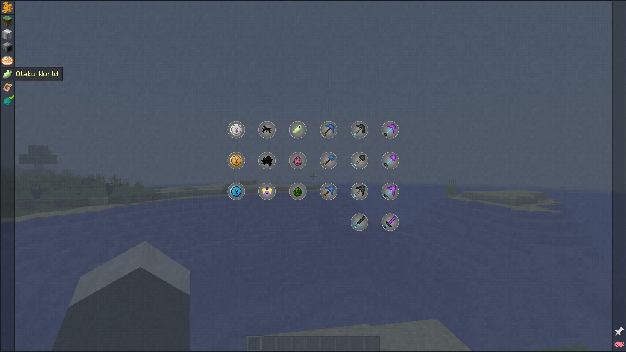 Anime Worlds — скриншот 1 (Модпаки, Minecraft)