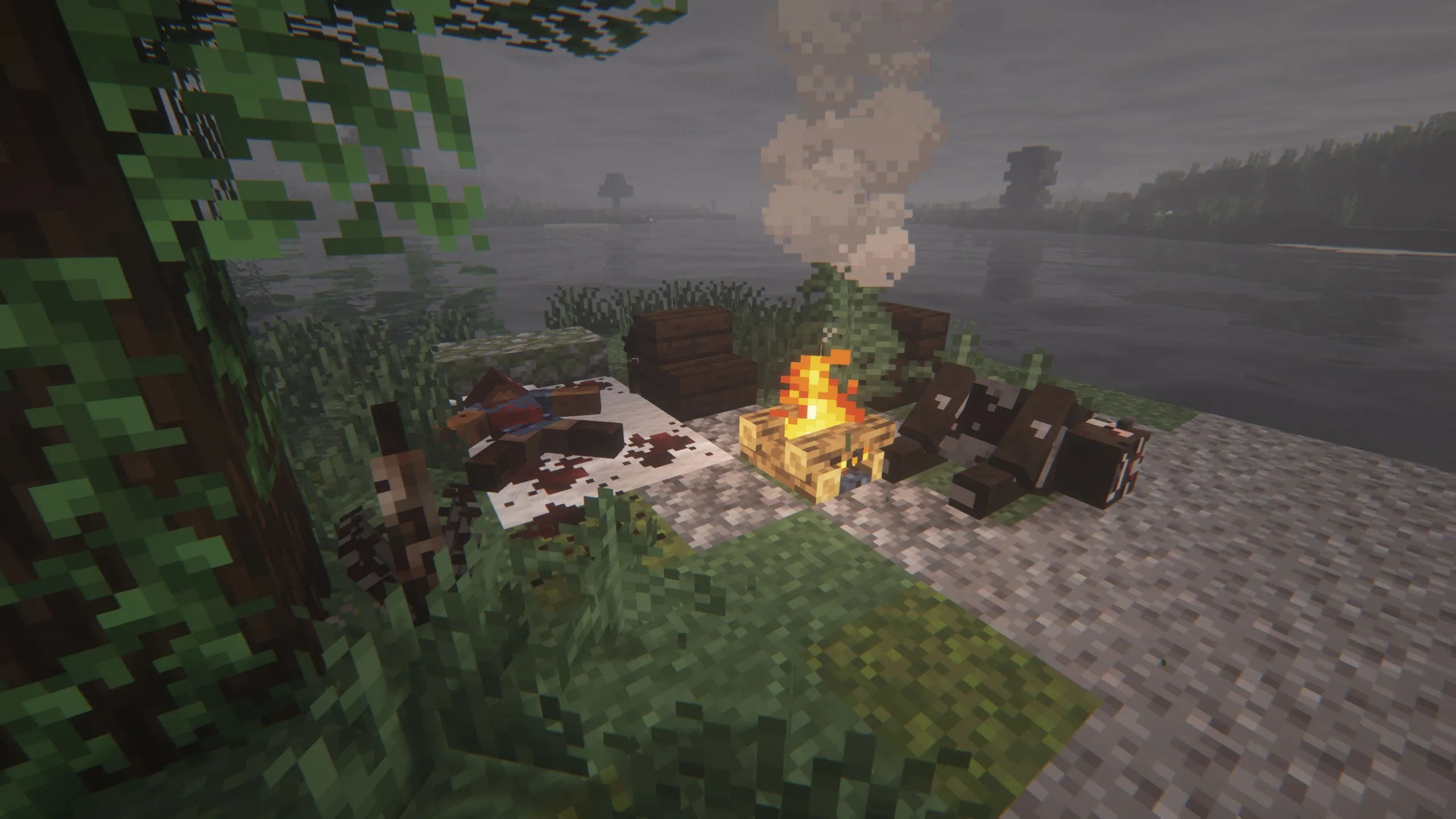 Crazy Holloween - The Darkest & Craziest Horror Adventure! — скриншот 5 (Модпаки, Minecraft)