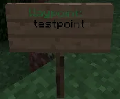Waypoints.Signs — скриншот 1 (Плагины, Minecraft)
