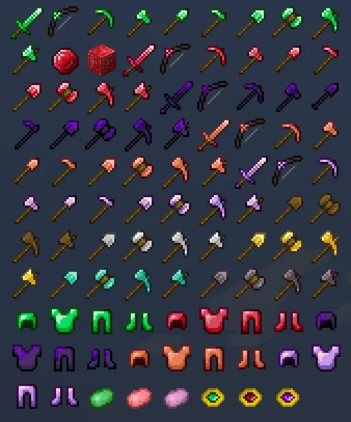 Easy Emerald Tools & More [FORGE/NEOFORGE], Моды, Minecraft