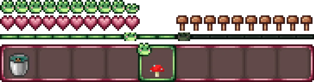 Frogcrafting Hotbar, Текстуры, Minecraft