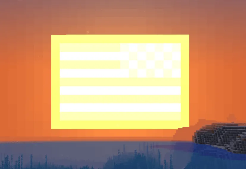 Dulan's US Flag Sun (and flag moon) — скриншот 1 (Текстуры, Minecraft)