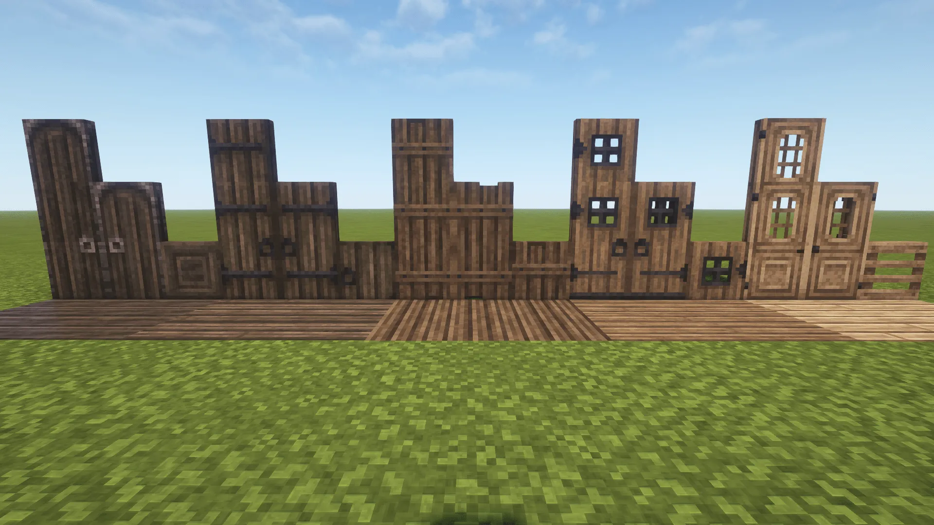Excalibur | Dramatic Doors Support — скриншот 1 (Текстуры, Minecraft)
