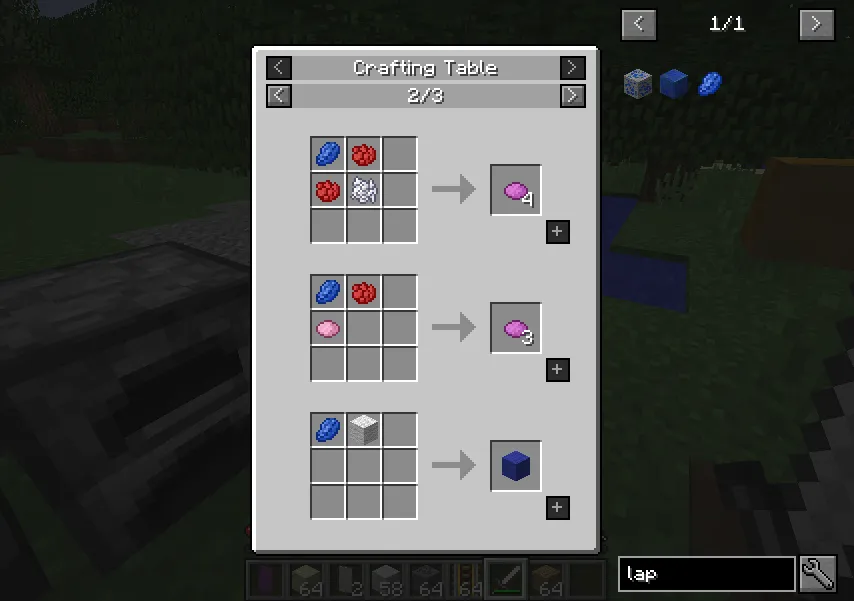Just Enough Craft (JEC) — скриншот 1 (Моды, Minecraft)