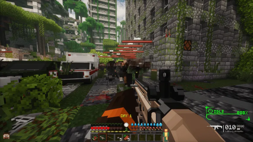 The Day Earth Stopped — скриншот 4 (Модпаки, Minecraft)