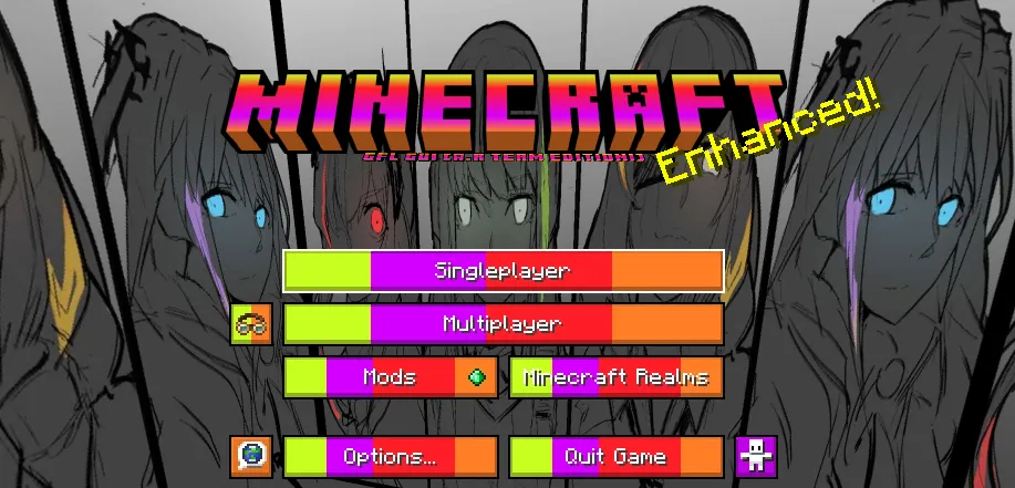 Girls Frontline GUI [AR Team Edition] — скриншот 7 (Текстуры, Minecraft)