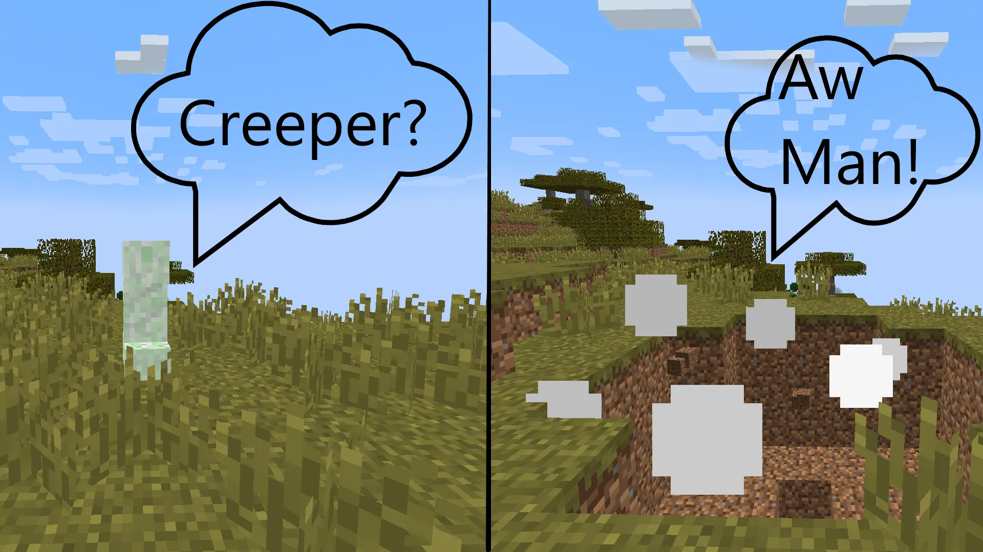Creeper? Aw Man! — скриншот 1 (Текстуры, Minecraft)