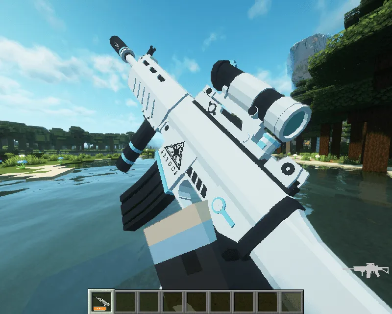 【TACZ】BlueArchive FPS Pack  JP — скриншот 13 (Кастомизации, Minecraft)