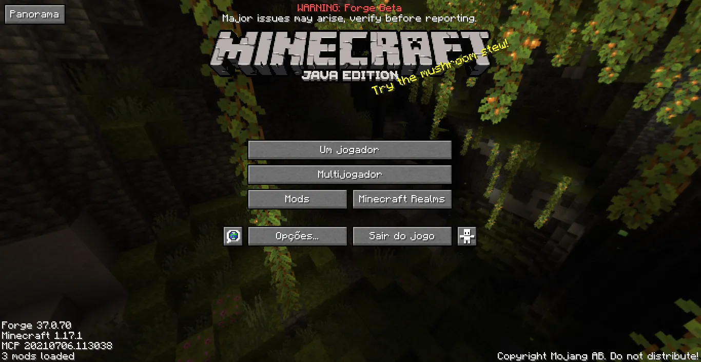 Lush cave Panorama — скриншот 1 (Текстуры, Minecraft)