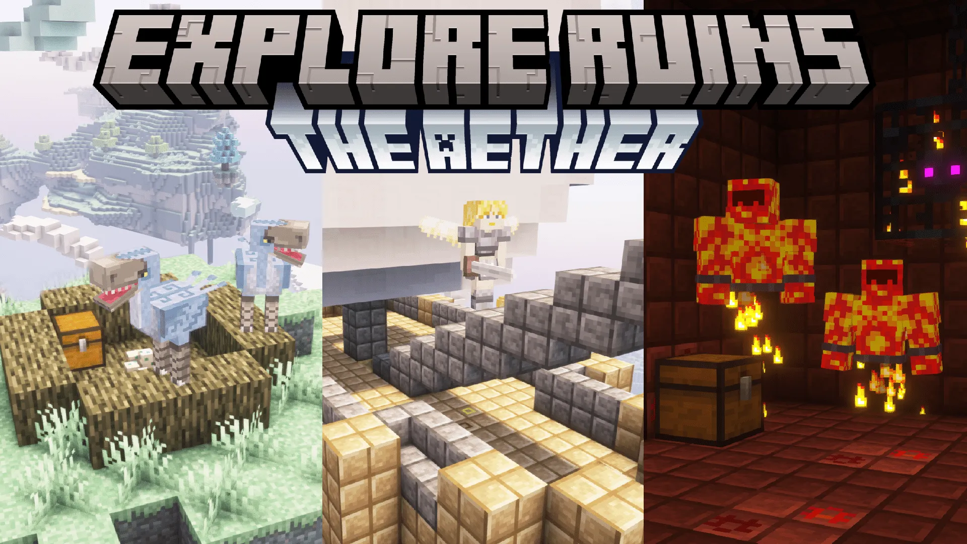 Explore Ruins: The Aether - Dungeons & Structures, Моды, Minecraft
