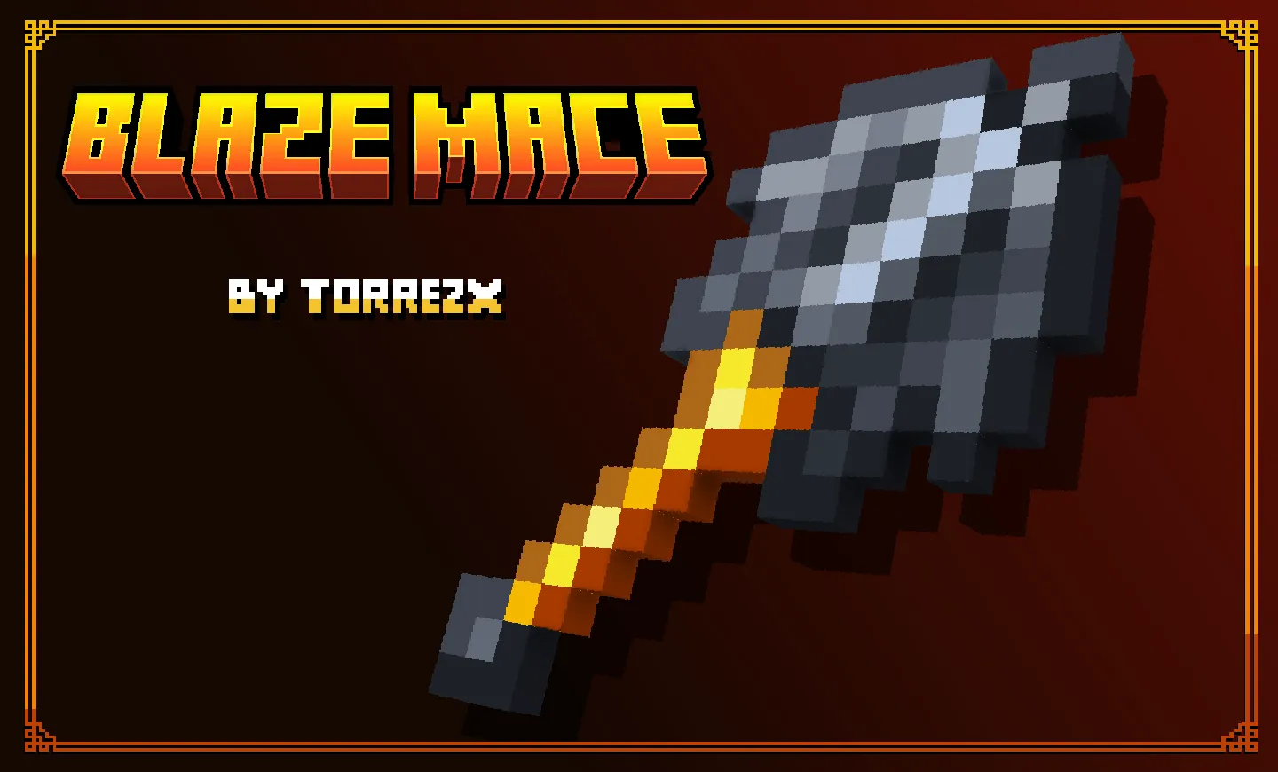 Torrezx-Blaze mace — скриншот 1 (Текстуры, Minecraft)