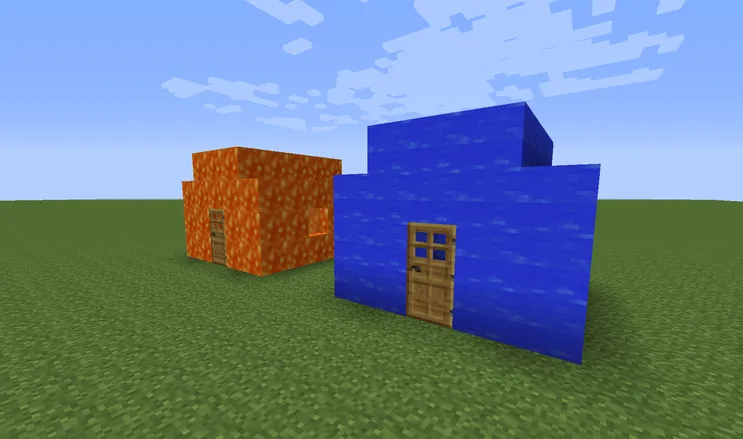 Lava and Water Block, Моды, Minecraft