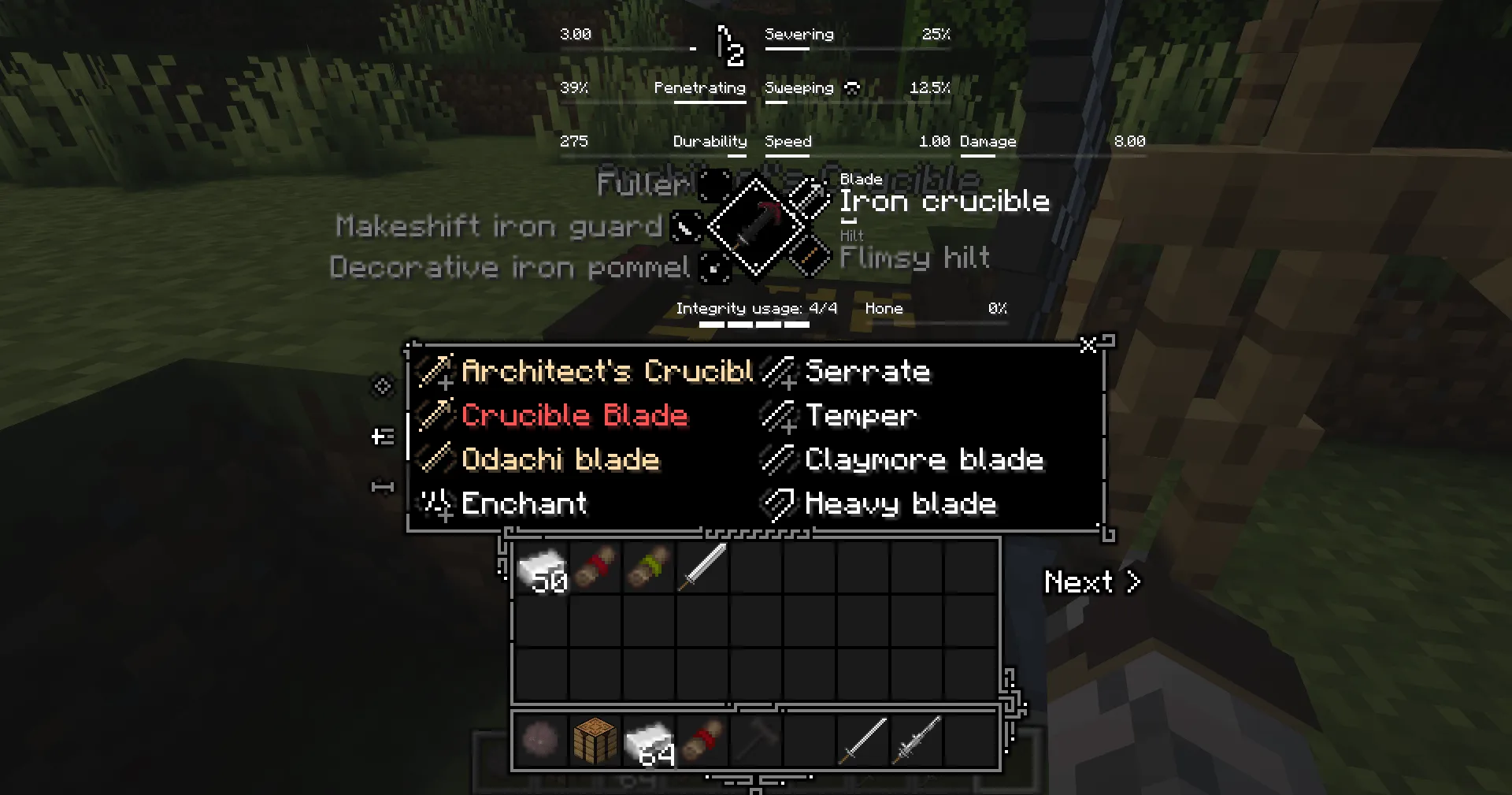 Tetra: Re-Enlarged, Моды, Minecraft