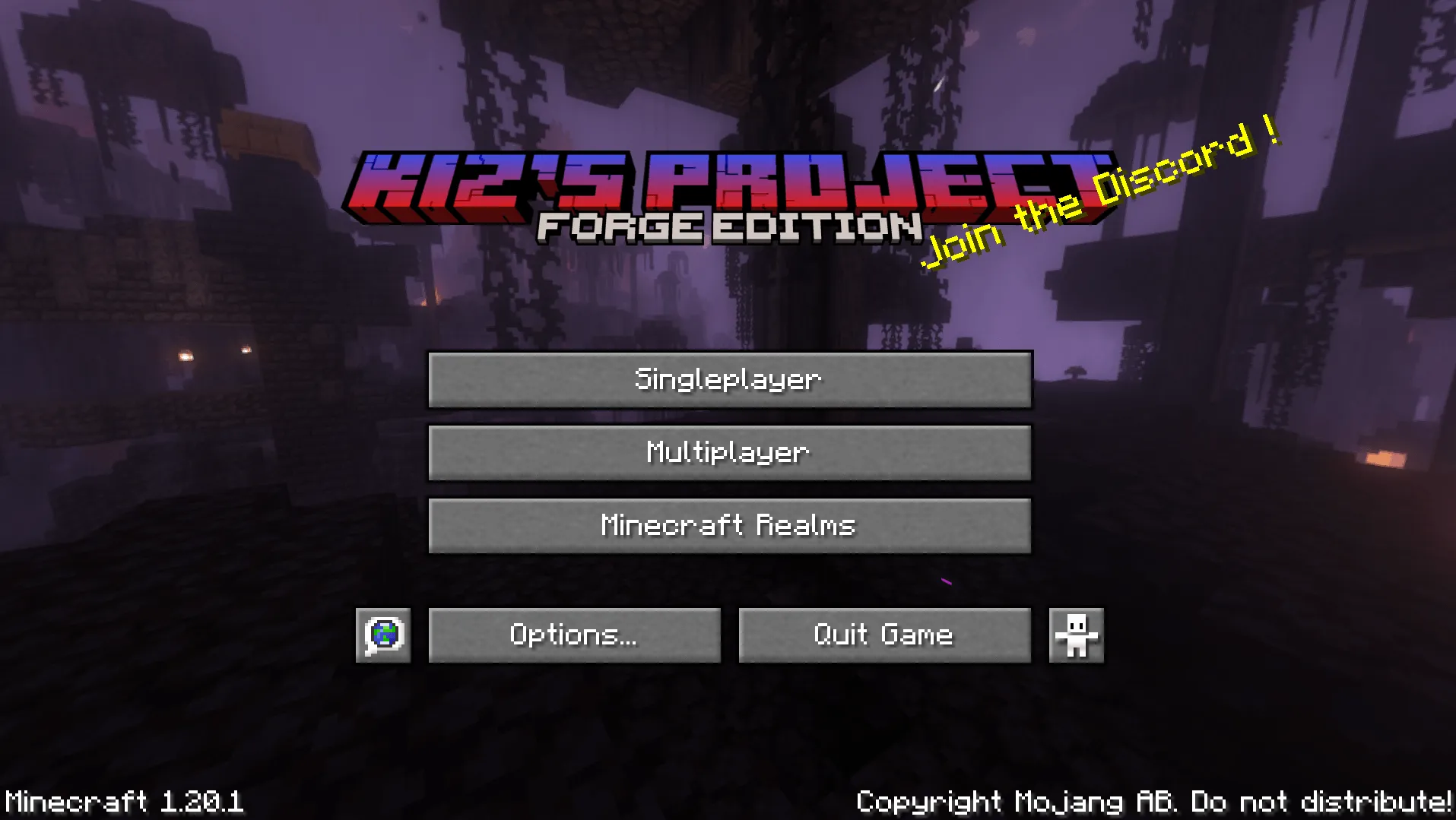 K' P menu  — скриншот 2 (Текстуры, Minecraft)