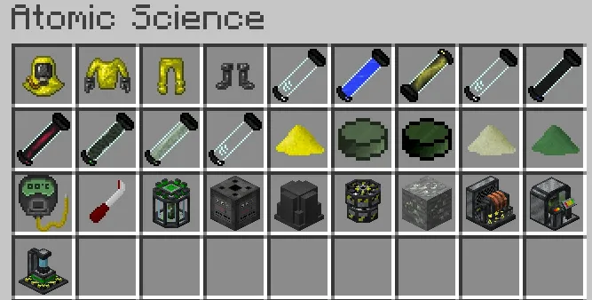 Atomic Science, Моды, Minecraft