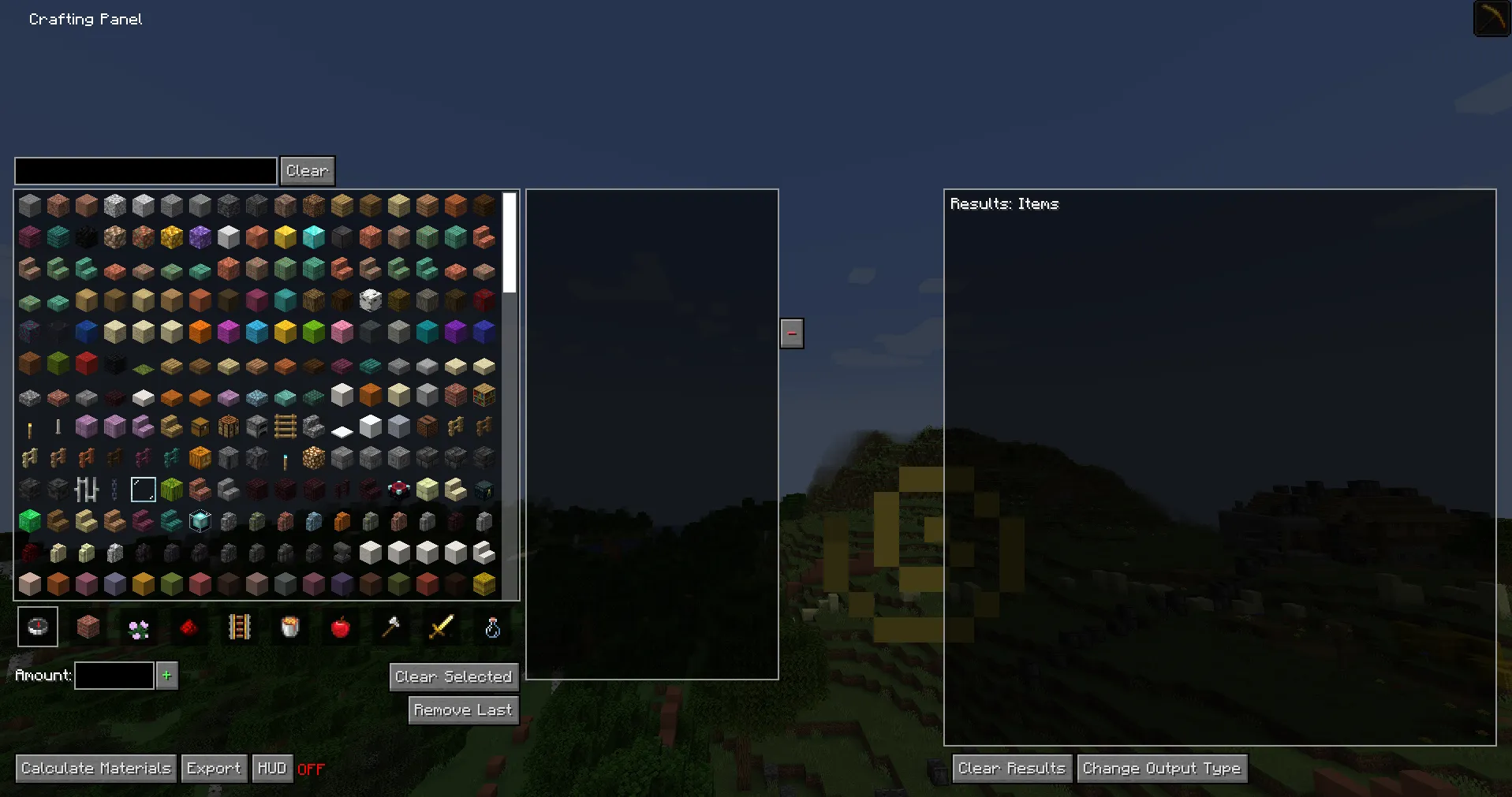 Crafting Panel, Моды, Minecraft