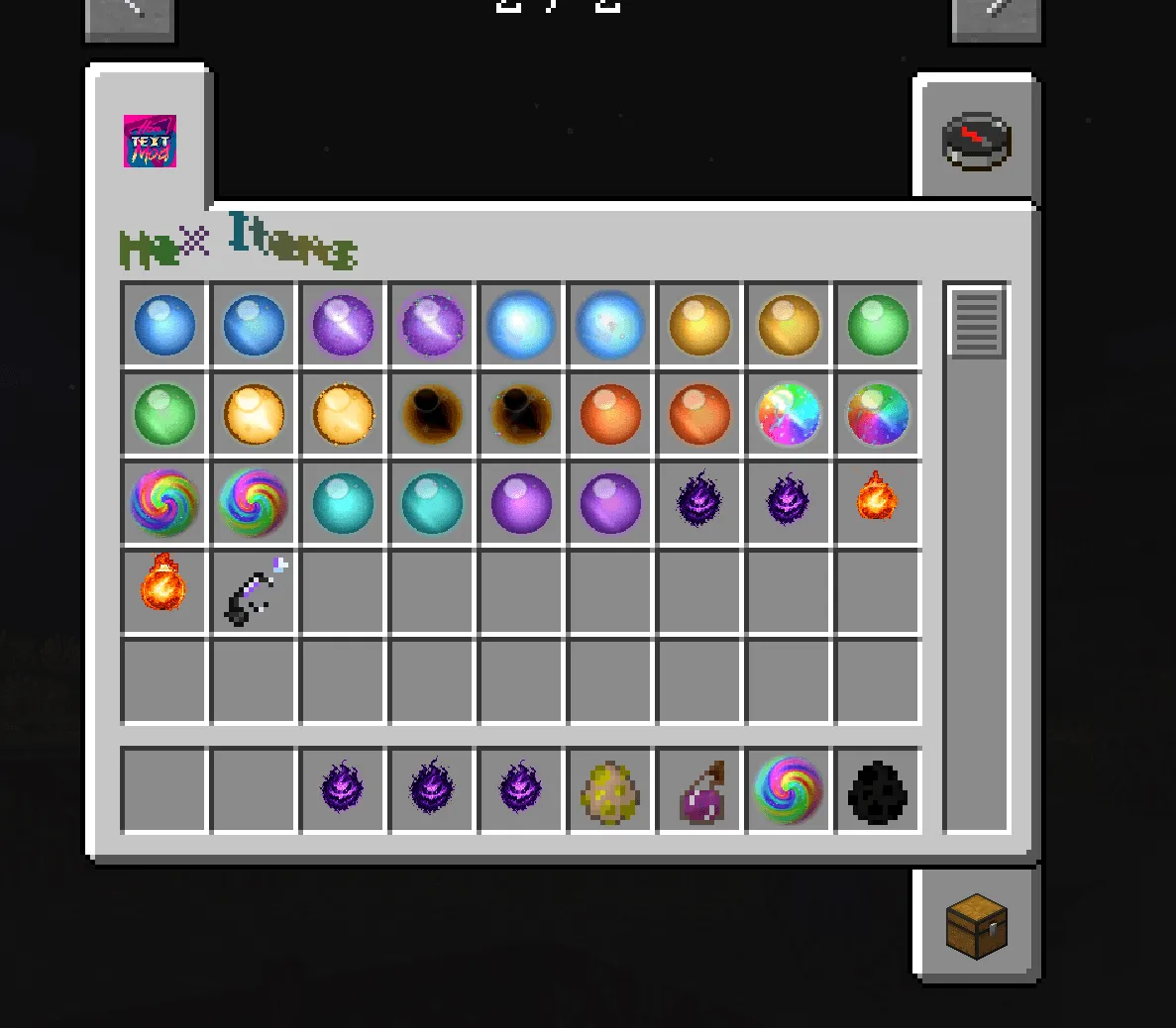 HexColorText, Моды, Minecraft