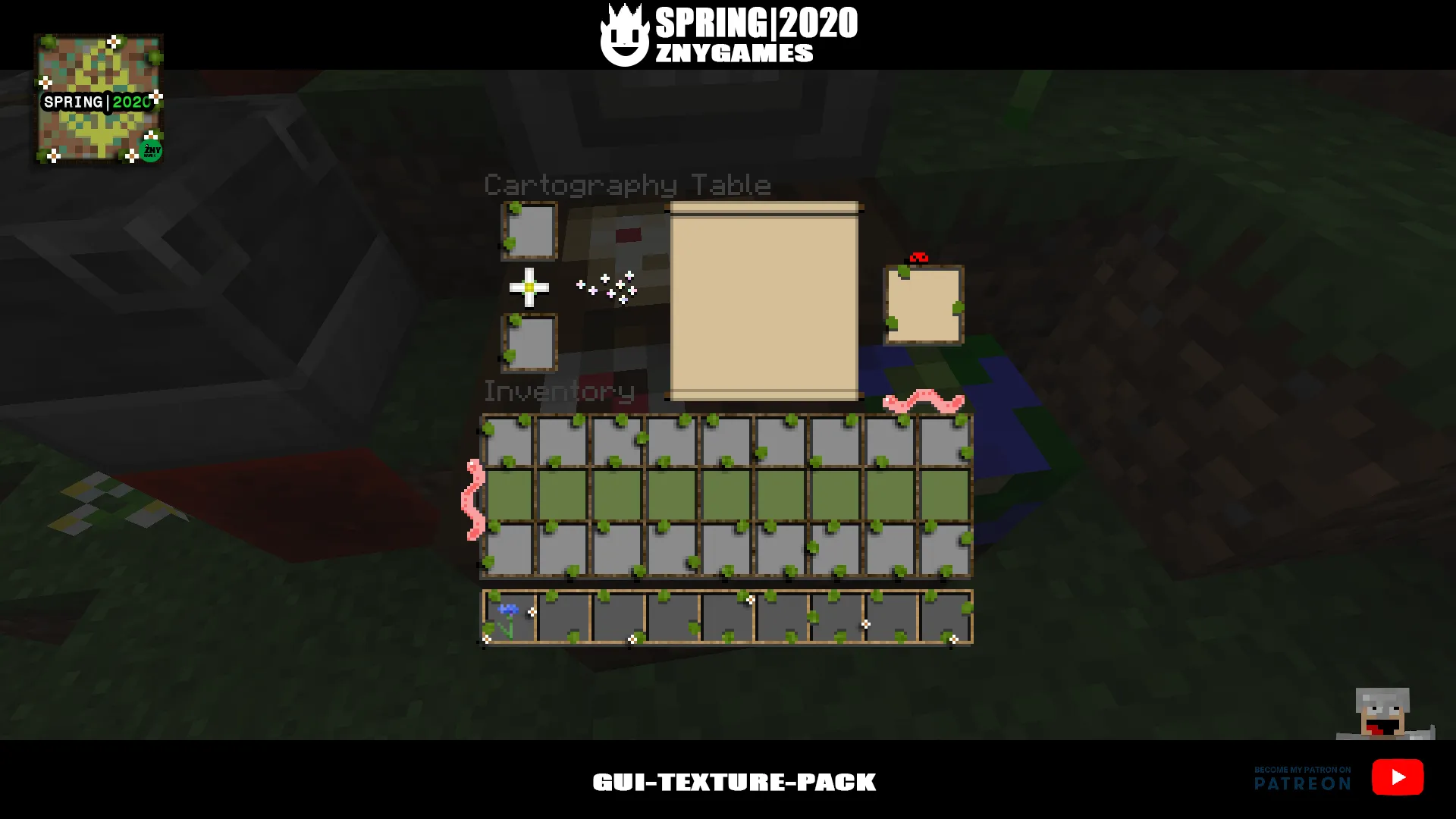 Spring|2020 🌻🌼🌷 - GUI-TEXTURE-PACK — скриншот 15 (Текстуры, Minecraft)