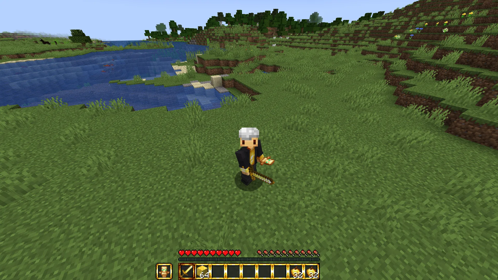 Golden Hotbar - Sr_Paulo — скриншот 2 (Текстуры, Minecraft)