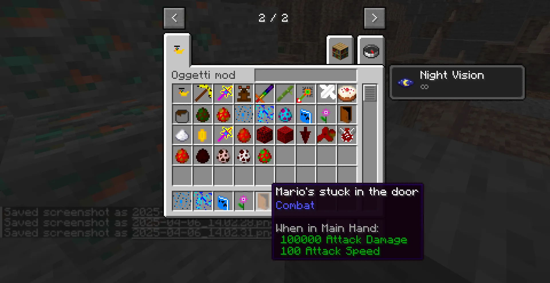 the item and dimension — скриншот 13 (Моды, Minecraft)
