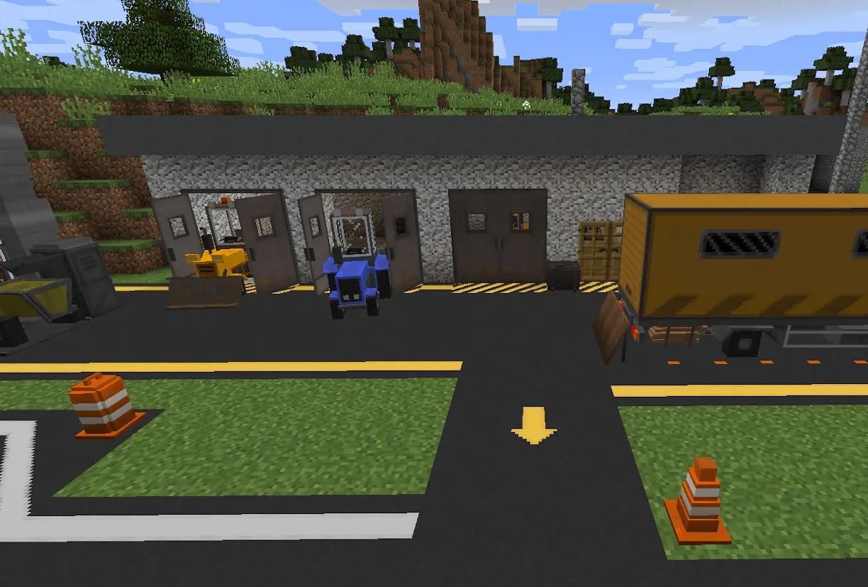 Vehicles and roads, Моды, Minecraft