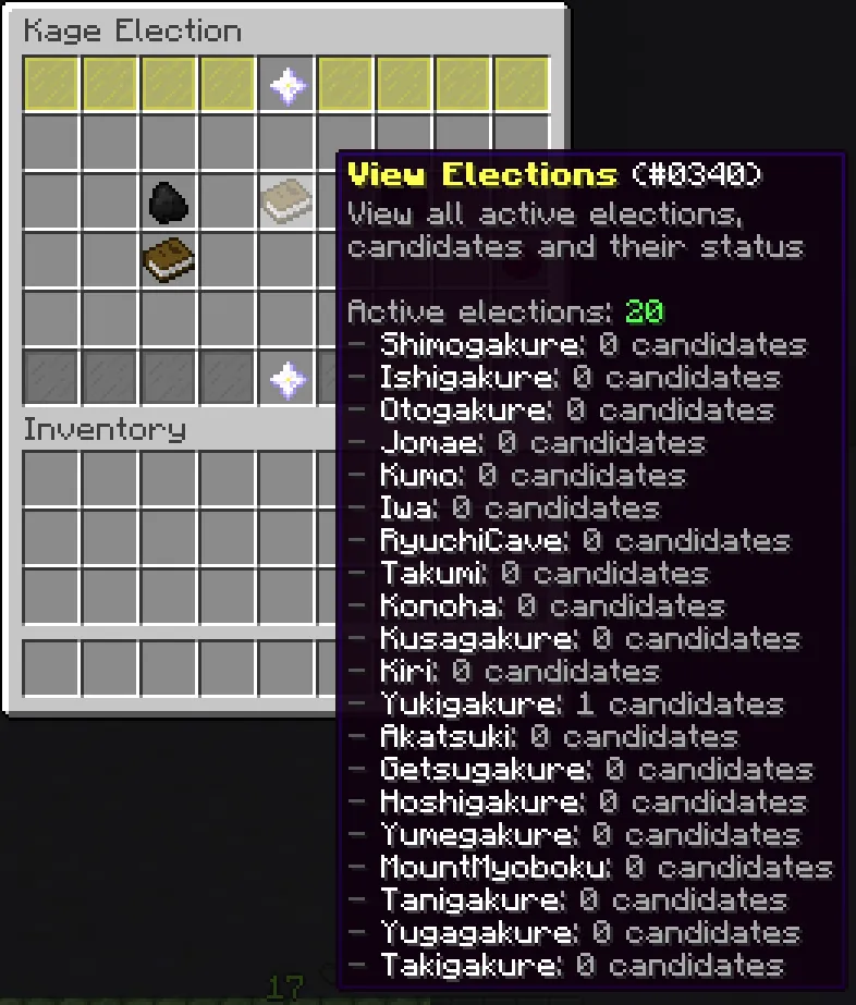 Naruto Destination - Kage Vote — скриншот 2 (Моды, Minecraft)