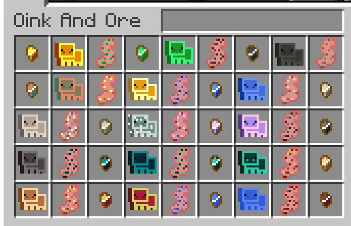 Oink and Ore — скриншот 2 (Моды, Minecraft)