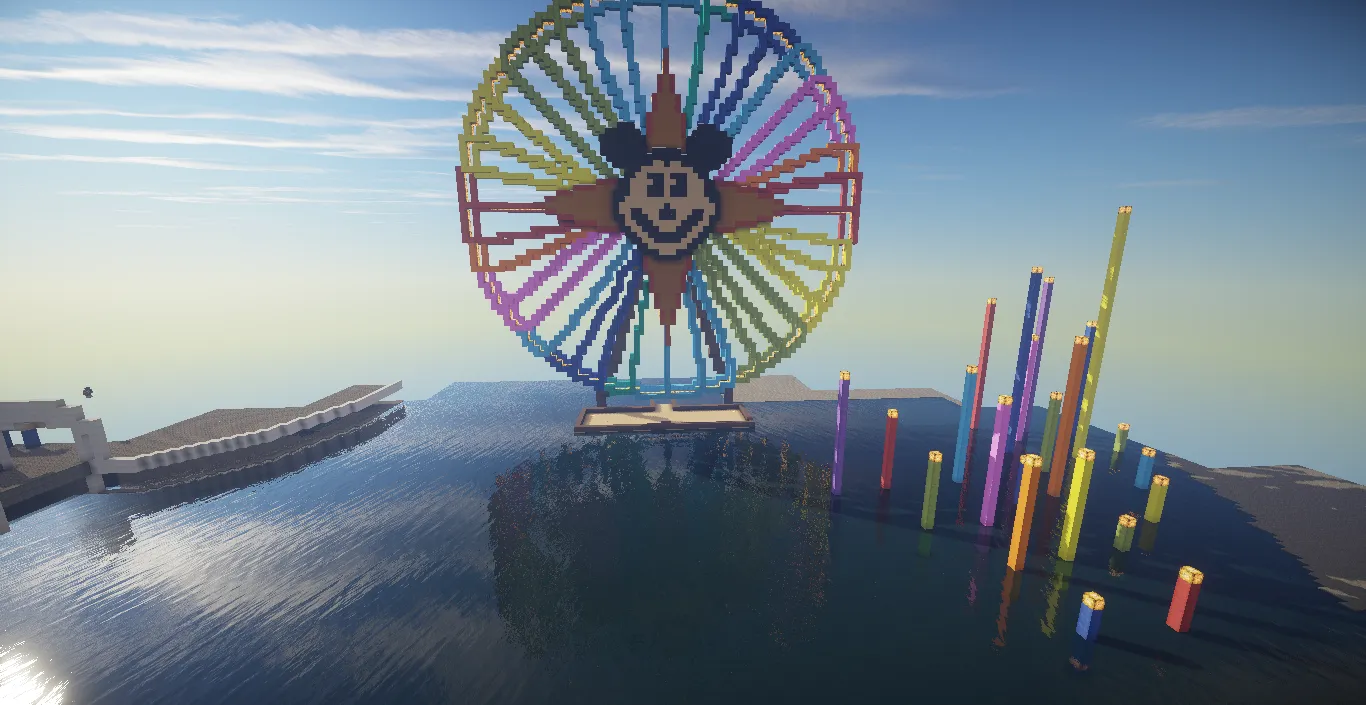 DisneylandCalifornia — скриншот 1 (Текстуры, Minecraft)