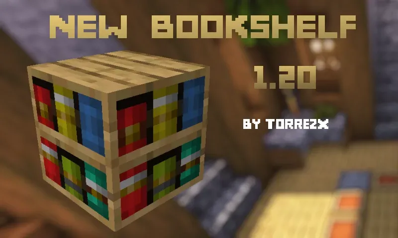 Torrezx-New Bookshelf 1.20 — скриншот 1 (Текстуры, Minecraft)