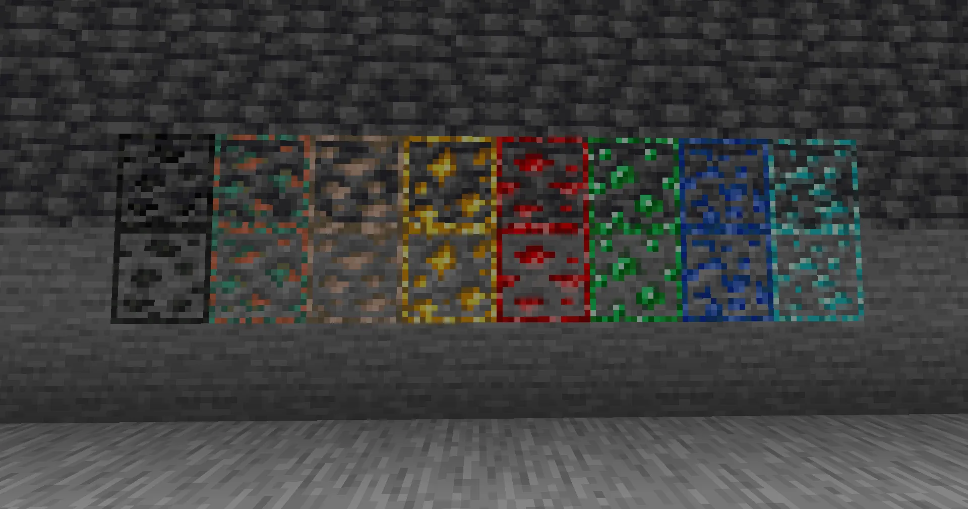 True Ore Borders By Kukiz, Текстуры, Minecraft