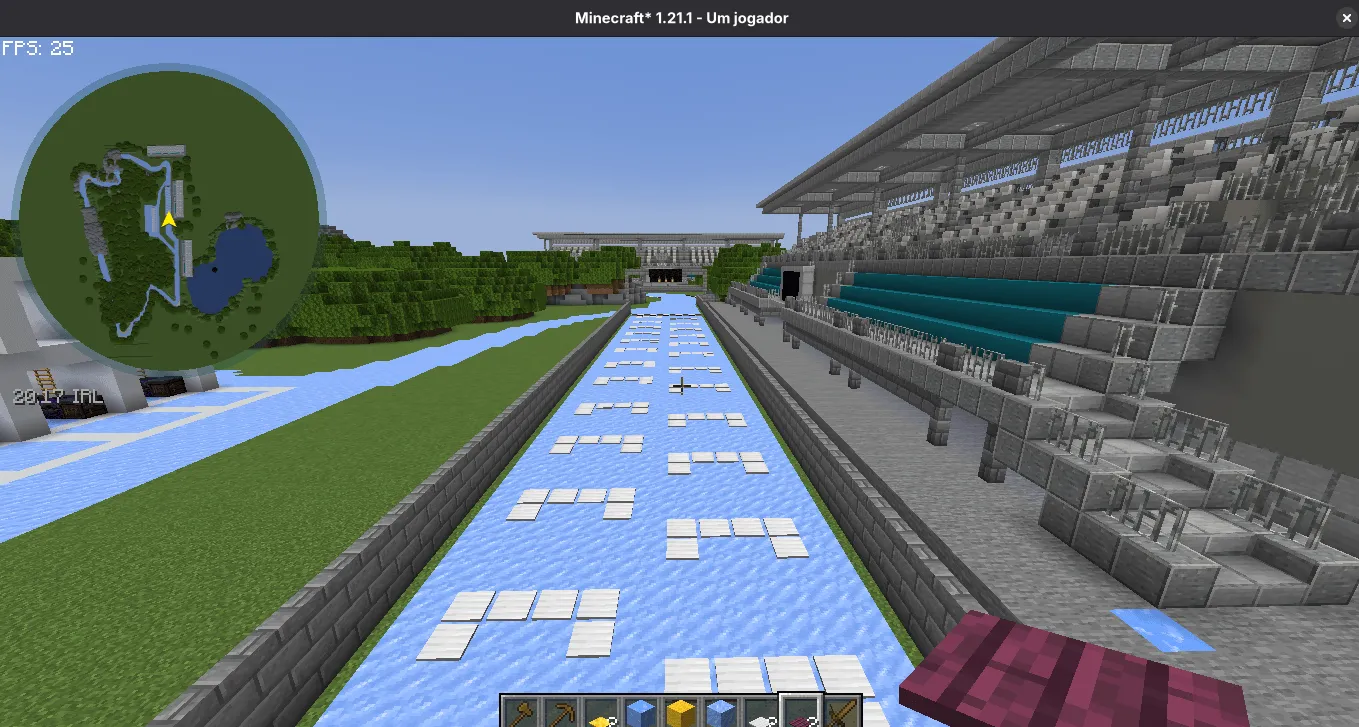 Trial Mountain Ice Boat, Карты, Minecraft