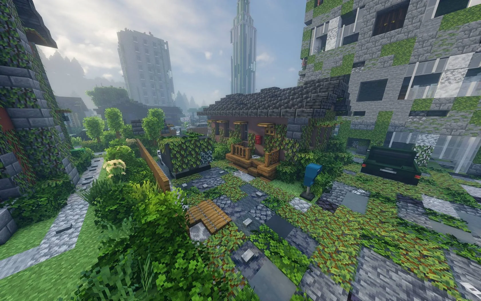 ChaosZPack [Lost Cities] Better Cities / Zombie Apocalypse /  Abandoned Structures / TacZ, Моды, Minecraft