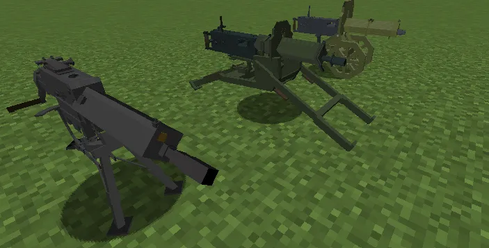 Fel's Machine Guns WWI, Моды, Minecraft